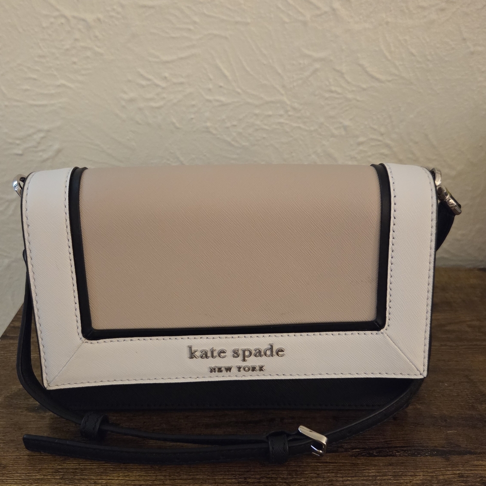 kate spade Black and White Crossbody Bag